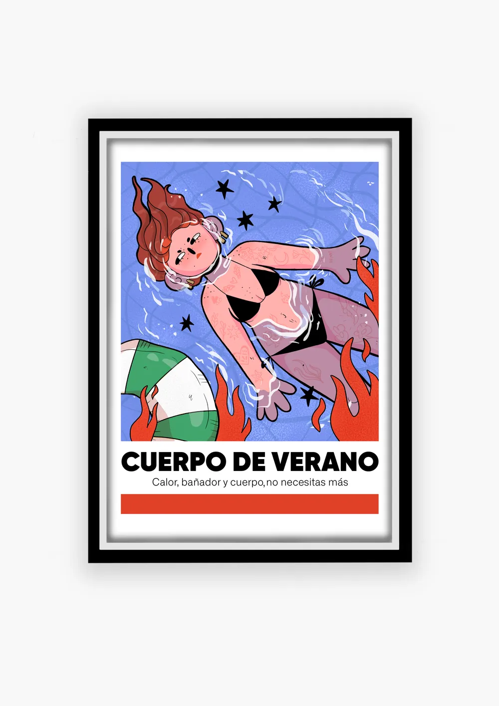 Ilustración veraniega de la colección